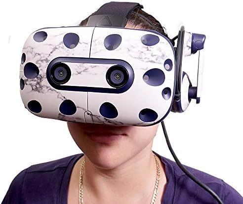 עור אדיסקינס תואם אוזניות HTC Vive Pro VR - צלחת יהלום | כיסוי עטיפת מדבקות ויניל מגן, עמיד וייחודי ויניל | קל ליישום, להסיר ולשנות סגנונות | מיוצר בארהב